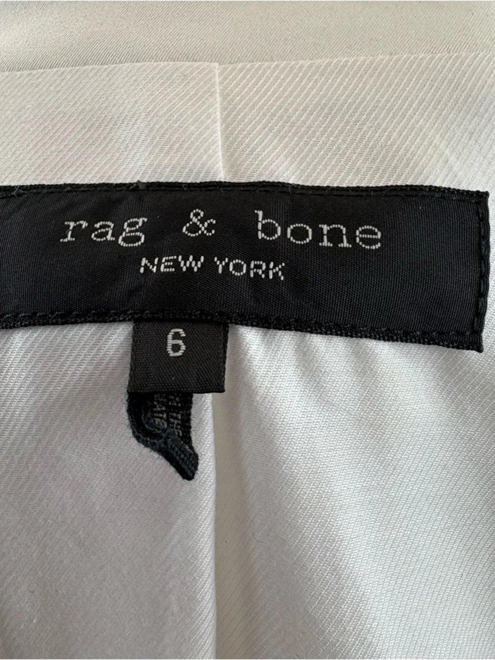 rag & bone Nyx Blazer in White 6 - Picture 13 of 15